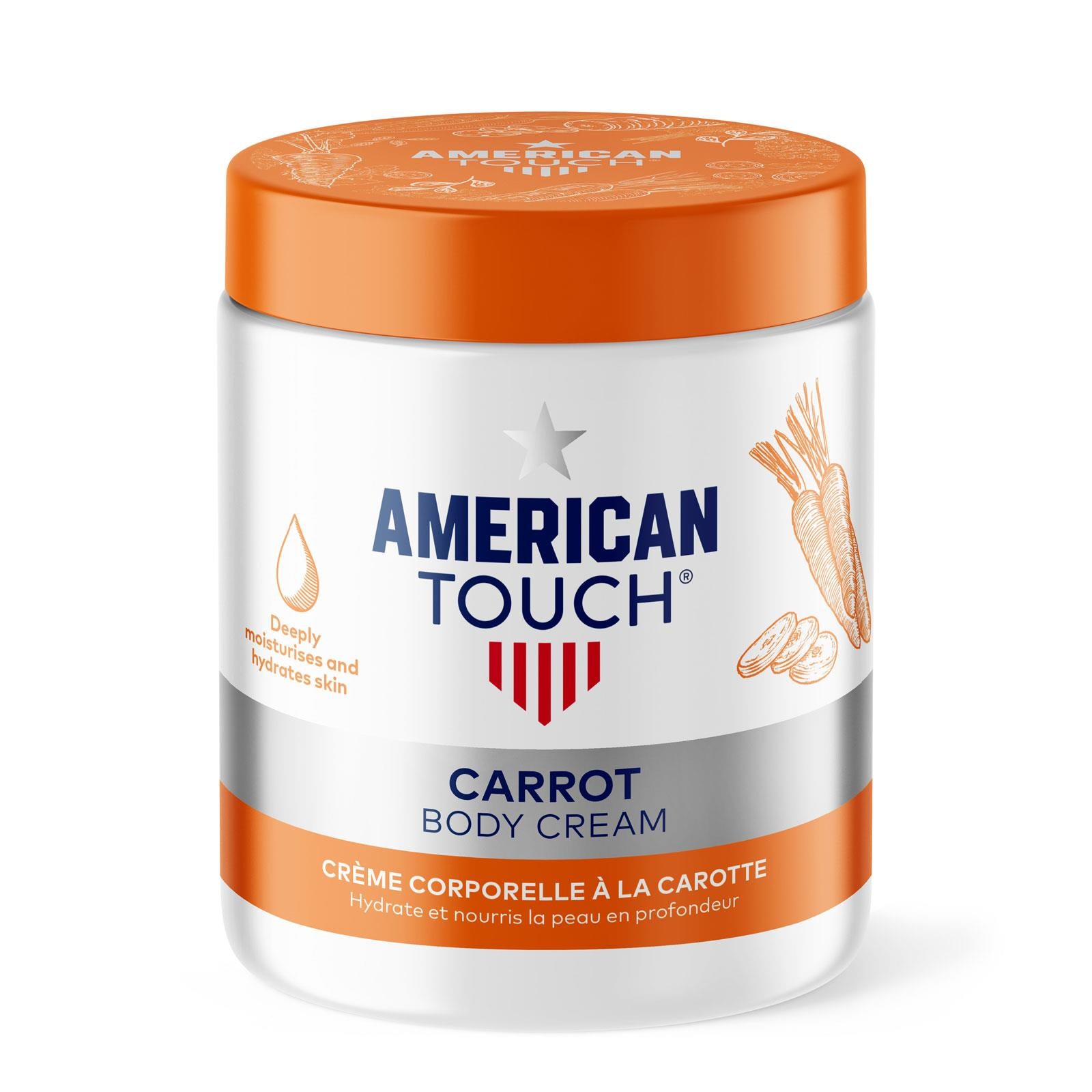 American Body Cream Touch Carrot 500ml American Body Cream Touch Carrot 500ml